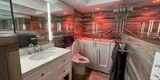 bathroom w/whirlpool tub